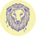 Illustratie van het sterrenbeeld Leeuw