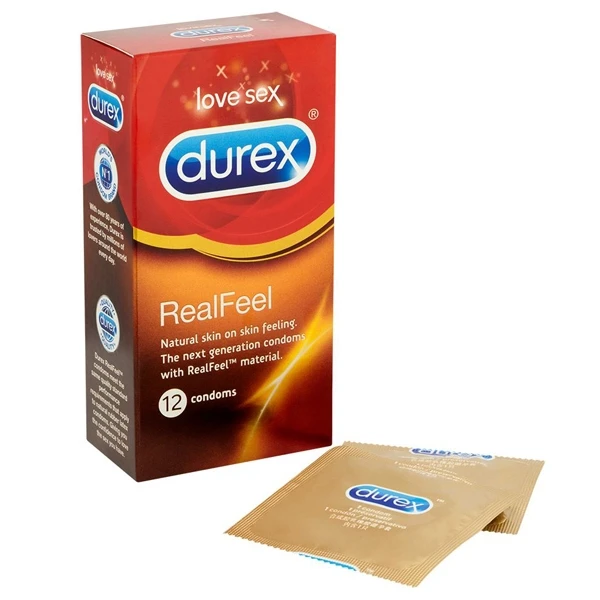 Durex RealFeel Latexfri Kondomer 12 stk var 1