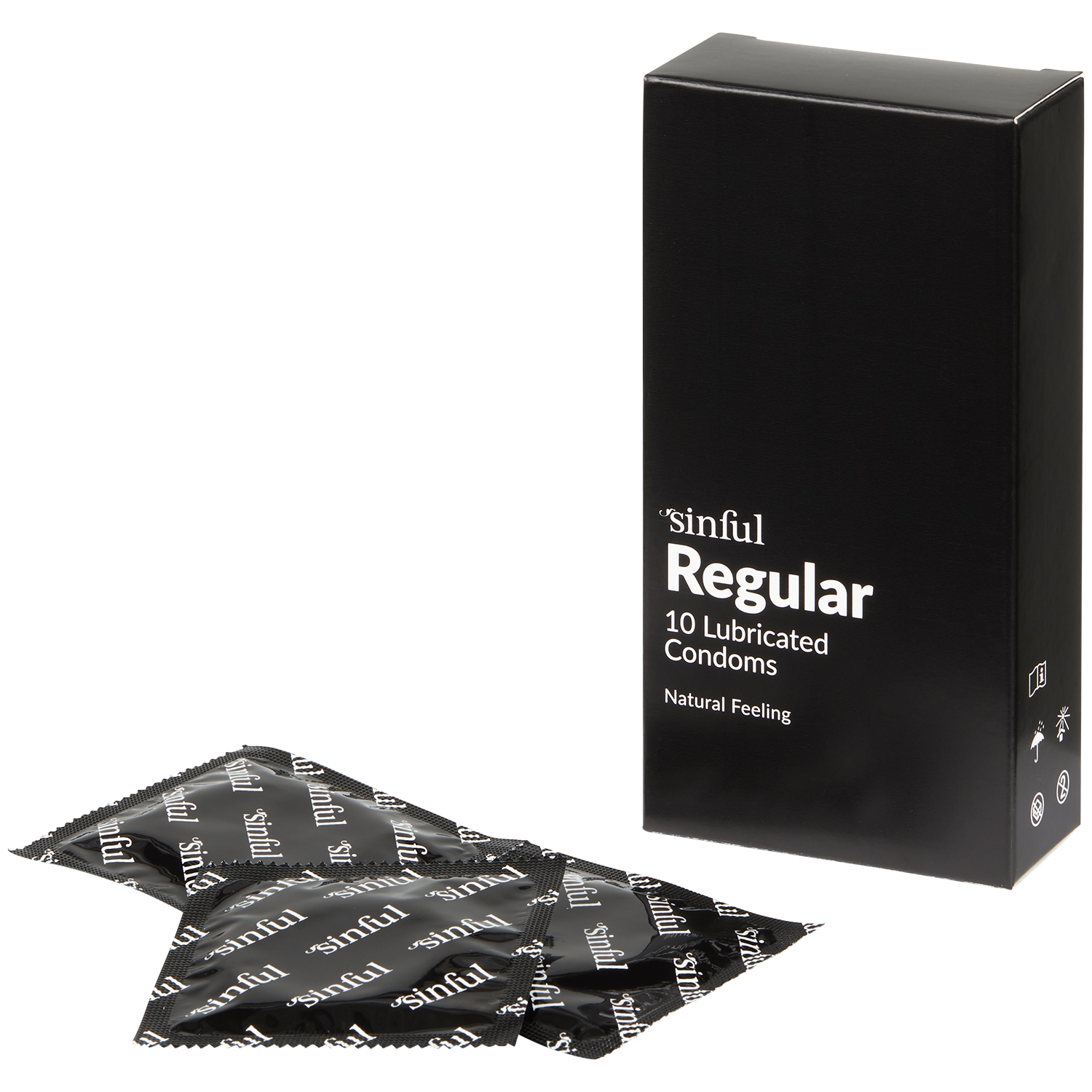 Sinful Regular Kondomer 10 stk      - Clear