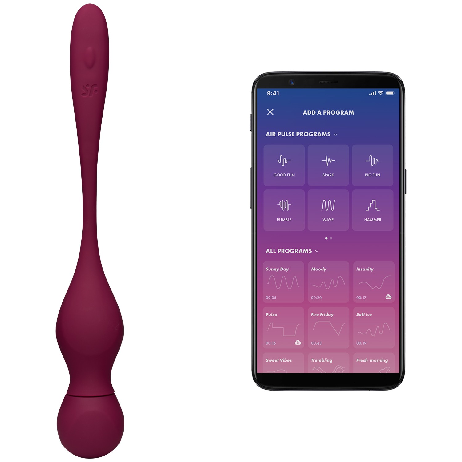 Satisfyer Love Birds Vary Pelvic Floor Training Set with Remote var 1