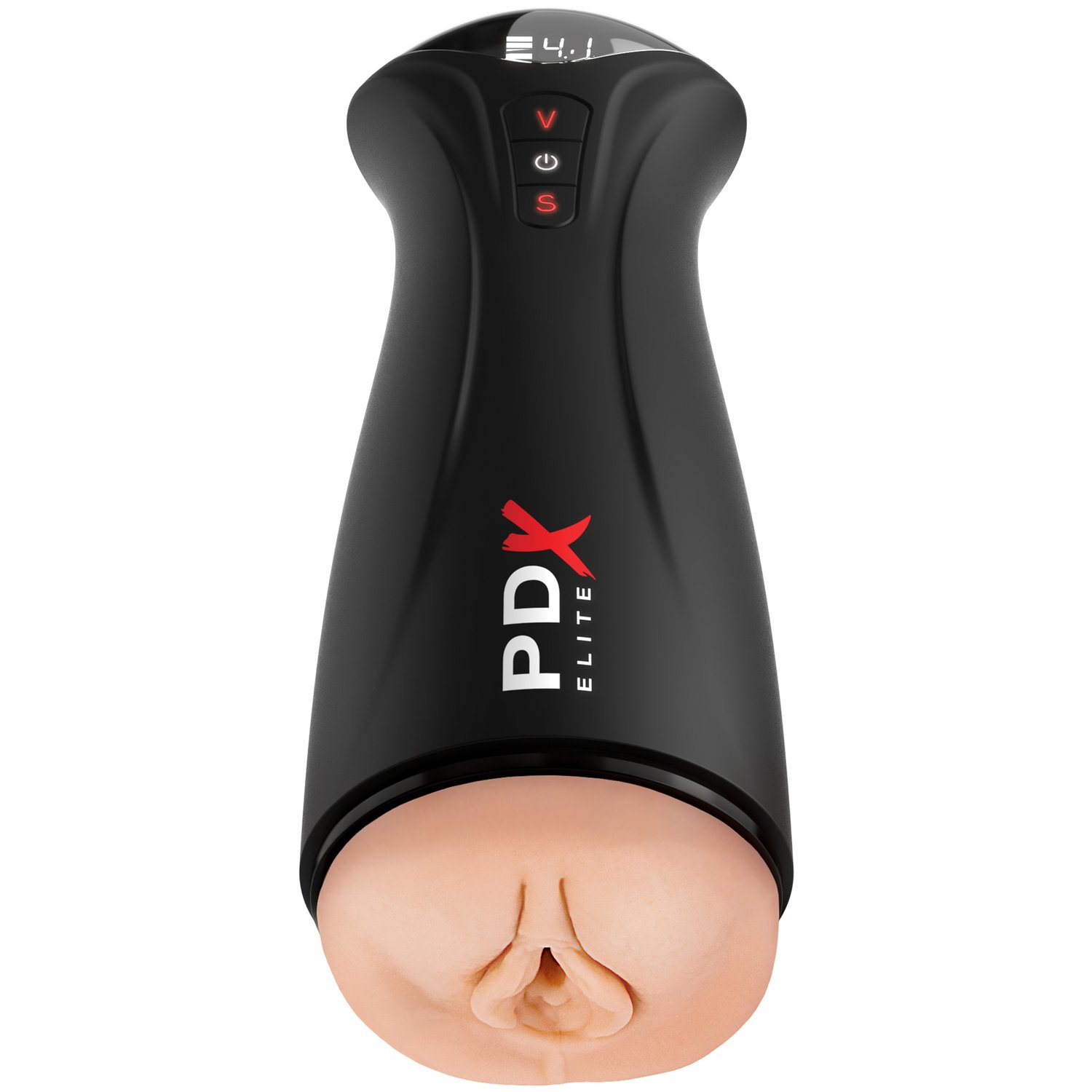PDX Elite Fuck-gasm Sug- och Vibrationsmasturbator - Nude