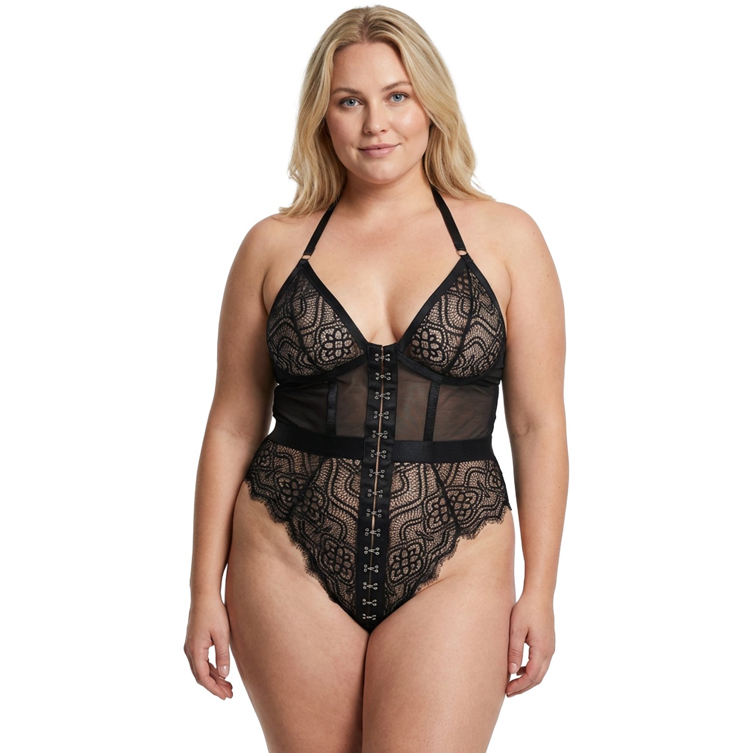 NORTIE Moments Carmen Bundl&oslash;s Bodystocking      - Sort - Plus size