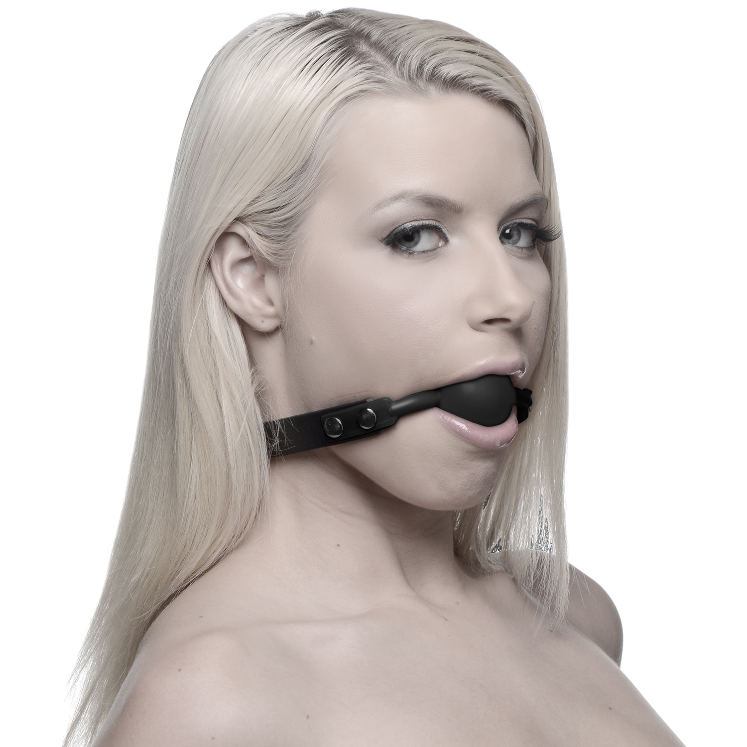 Master Series Premium Hush Silikon Comfort Ball Gag 1