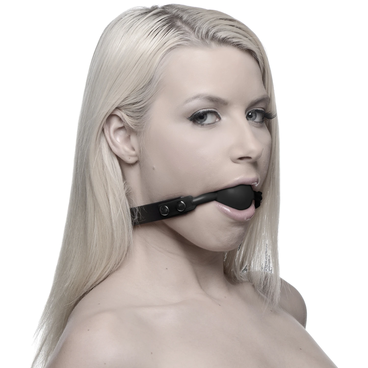 Master Series Premium Hush Silikone Comfort Ball Gag 1