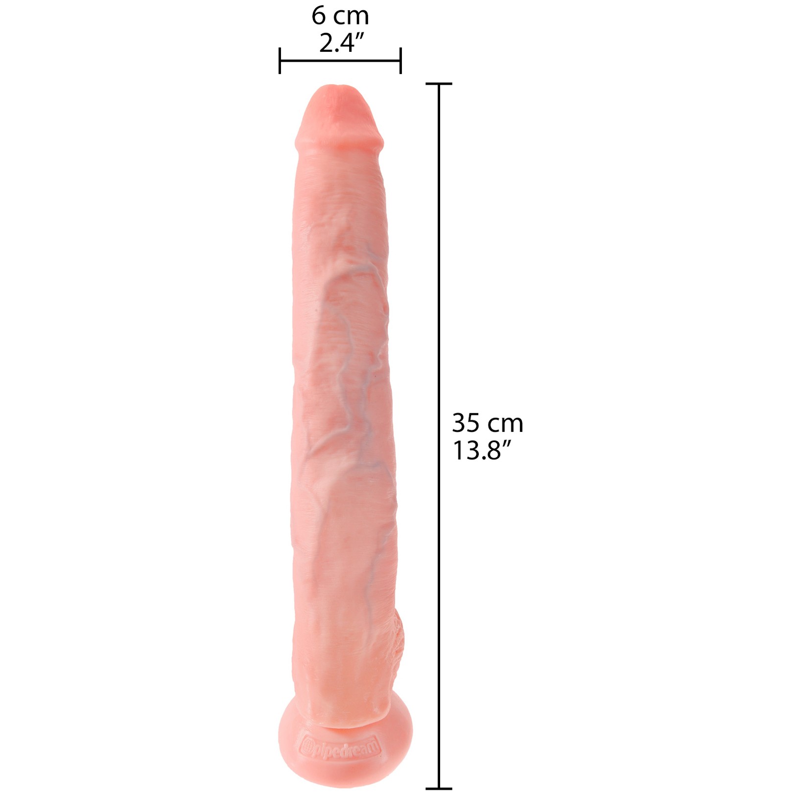 King Cock Gode Réaliste avec Testicules 35 cm var 2