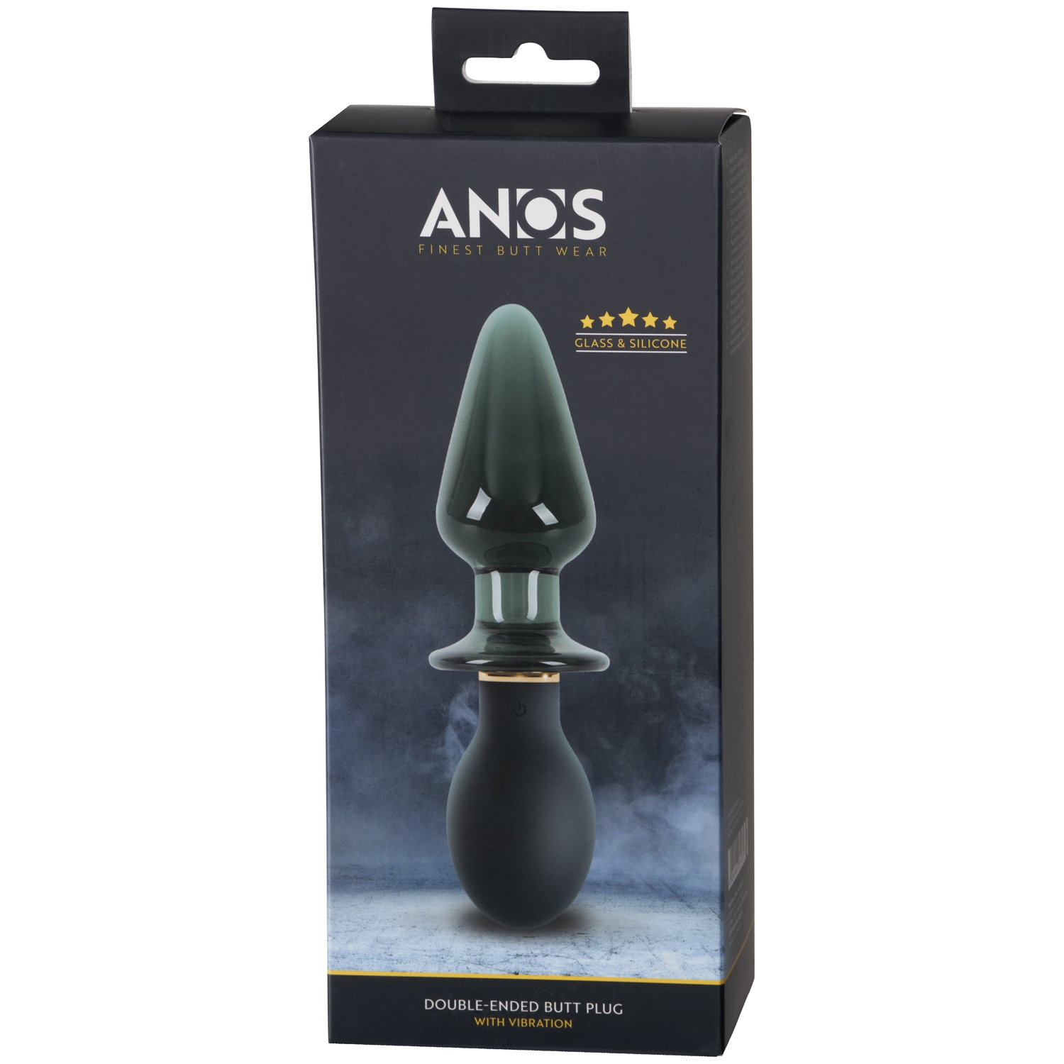 Anos Double-Ended Vibrating Butt Plug | Sinful.dk