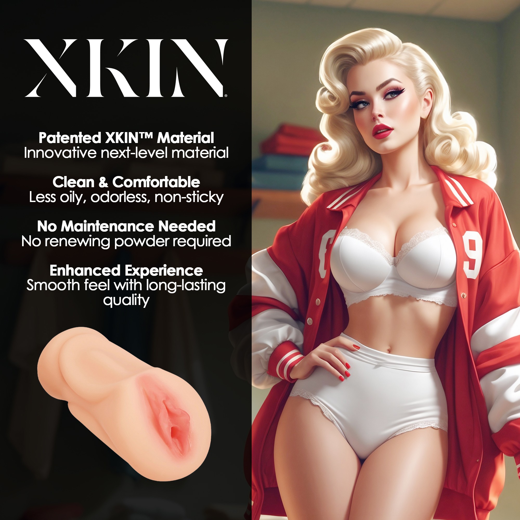 XKIN Varsity Vixen Lexi Lockerload Masturbator var 2