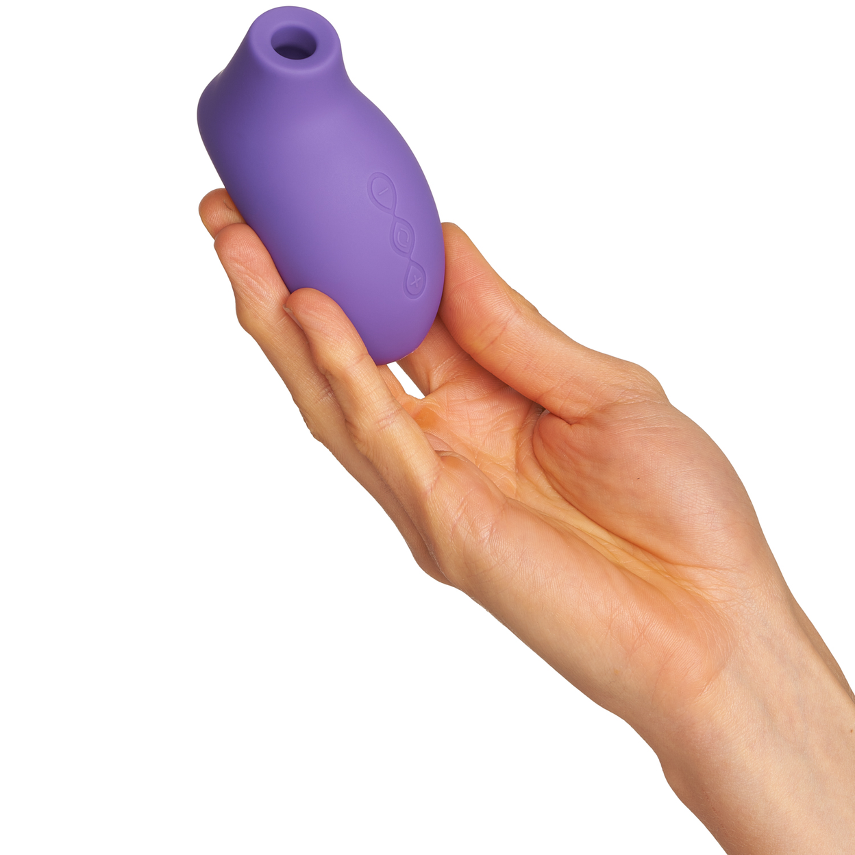Hand holding a purple LELO Sona Cruise 2
