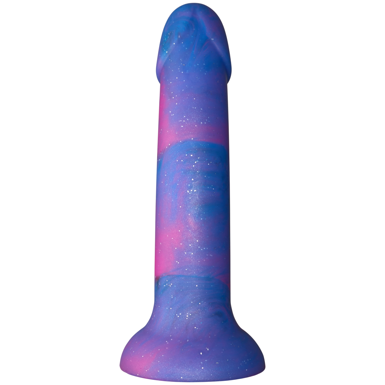 Baseks Blue Galaxy Silikondildo 18 cm 1