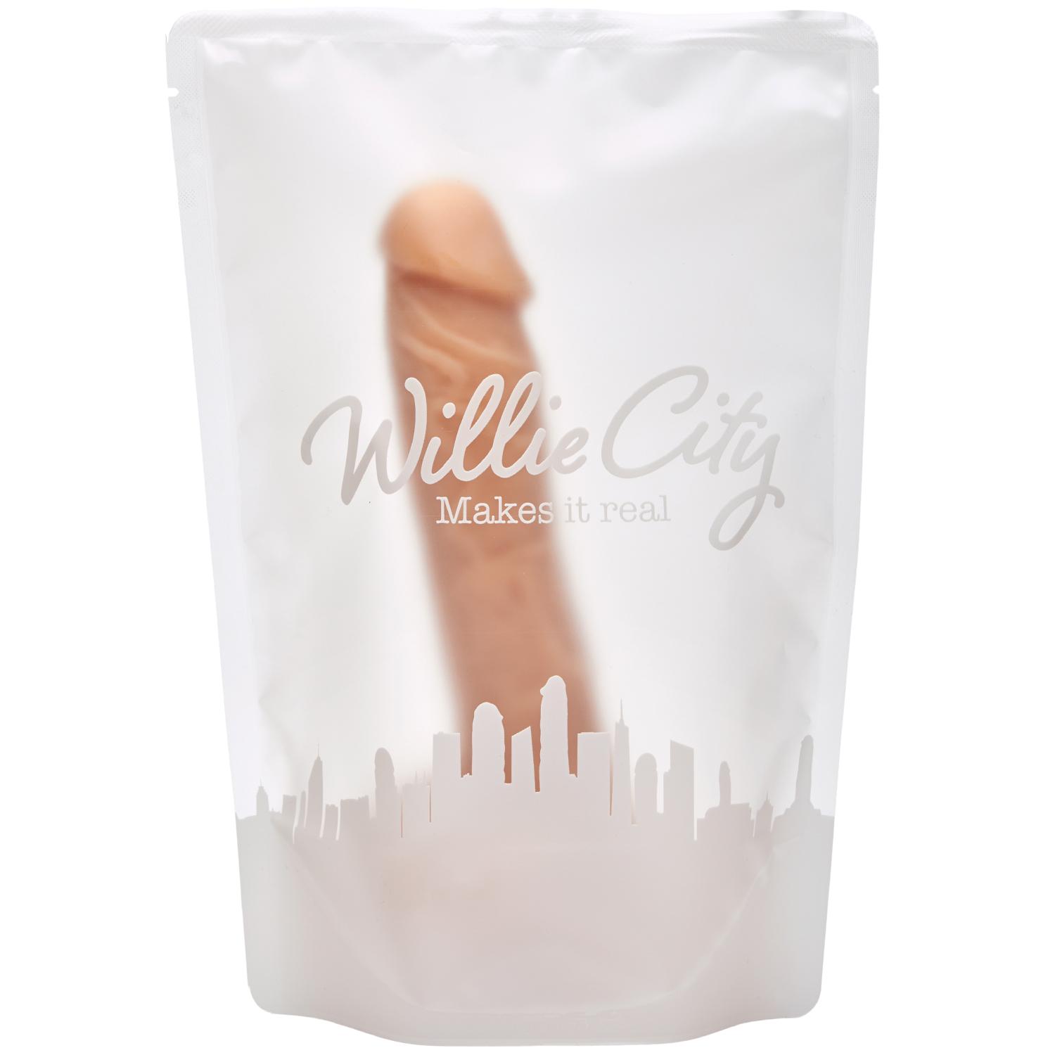 Willie City Willie City Luxe Realistisk Silikondildo 21 cm - Beige