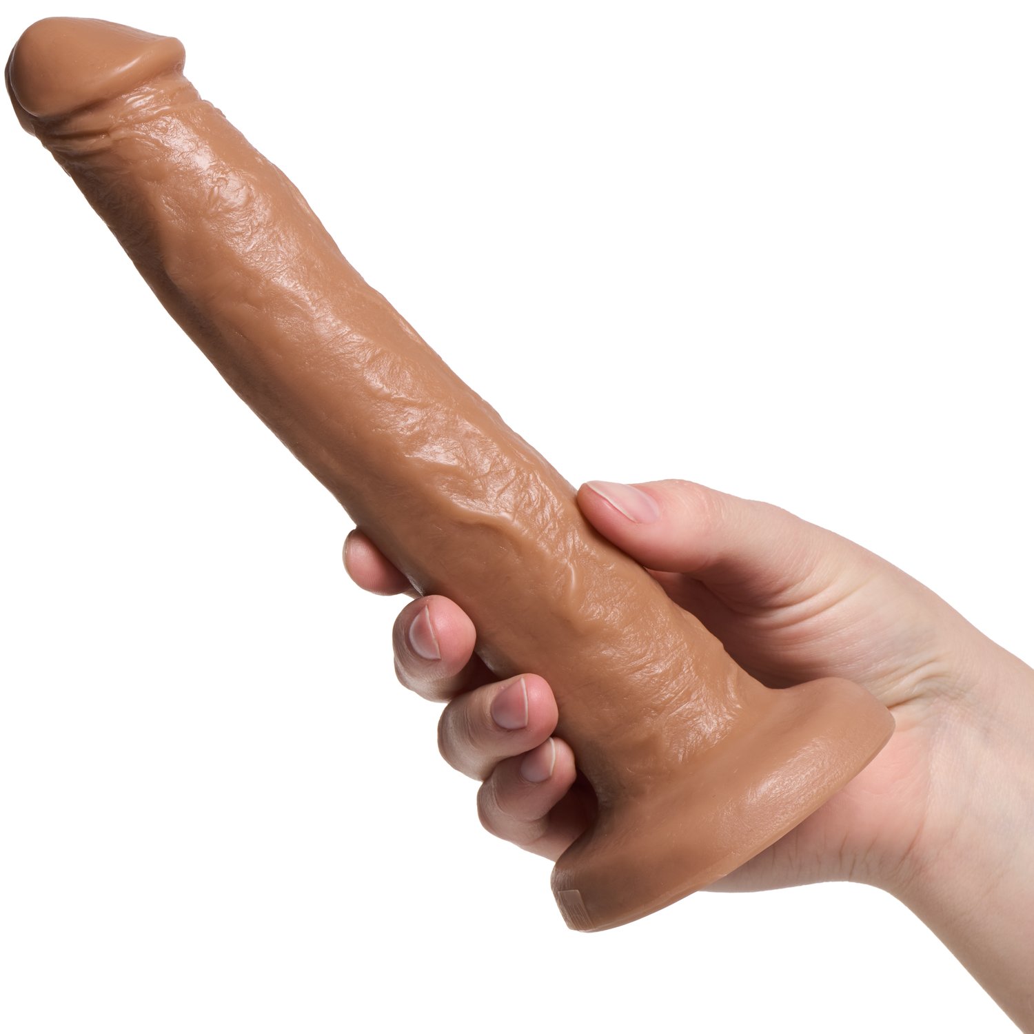 Vixen Creations Slim VixSkin Dildo 22 cm - Lysebrun