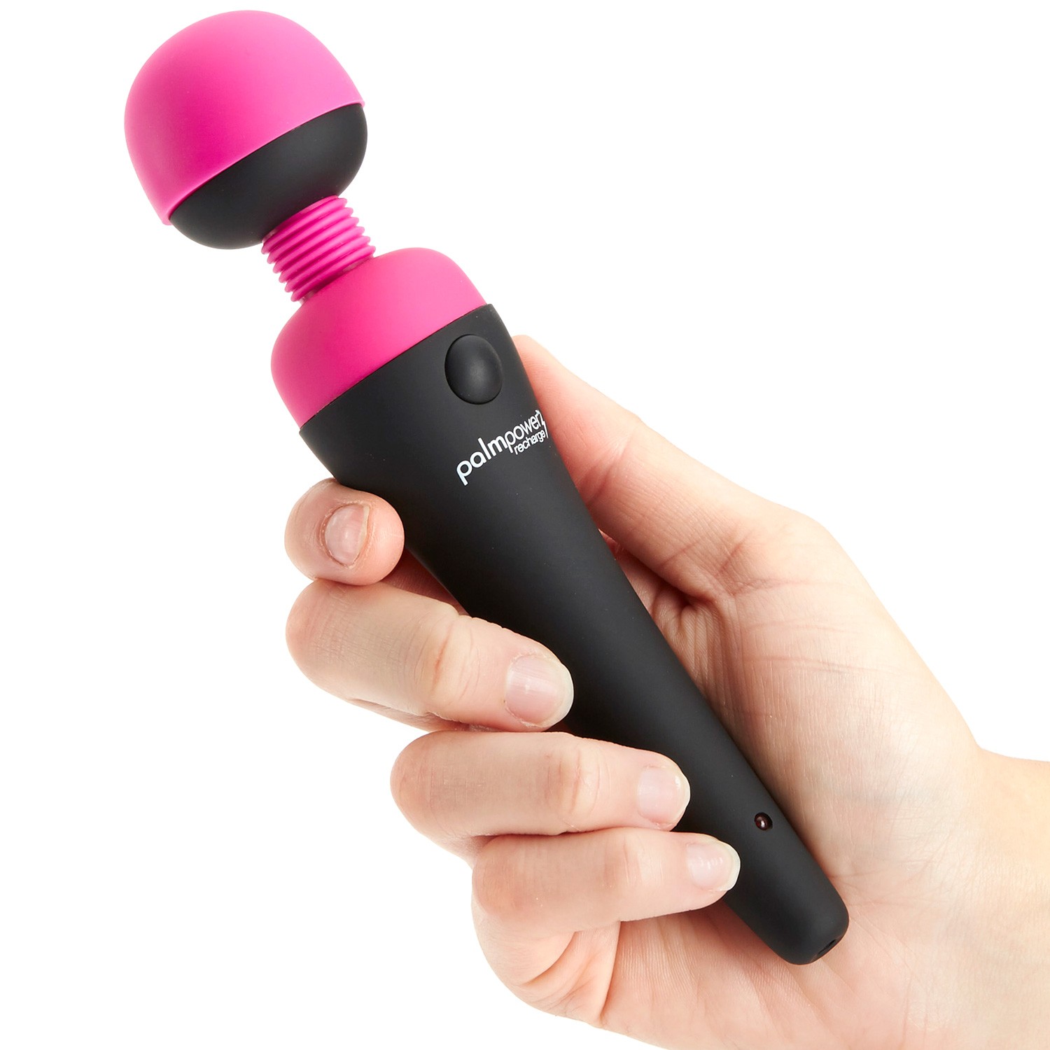 PalmPower Rechargeable Mini Wand Vibrator 7.5 Inch 1