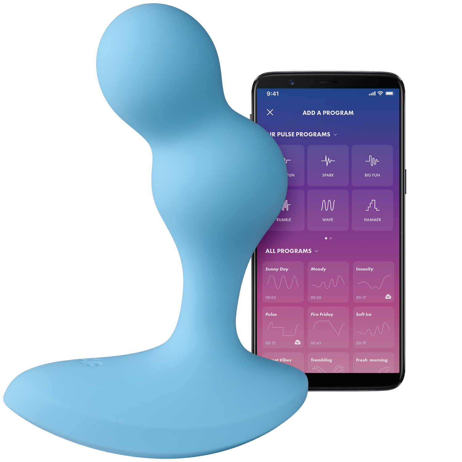 Satisfyer Deep Diver Anal Vibrator - Blå
