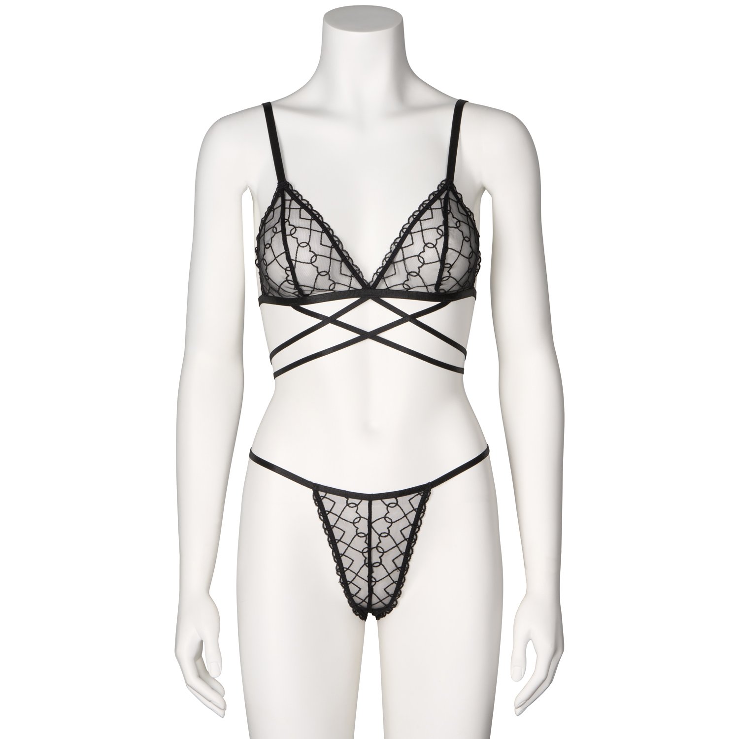 NORTIE Petra BH og G-streng Sæt     - Sort - One size