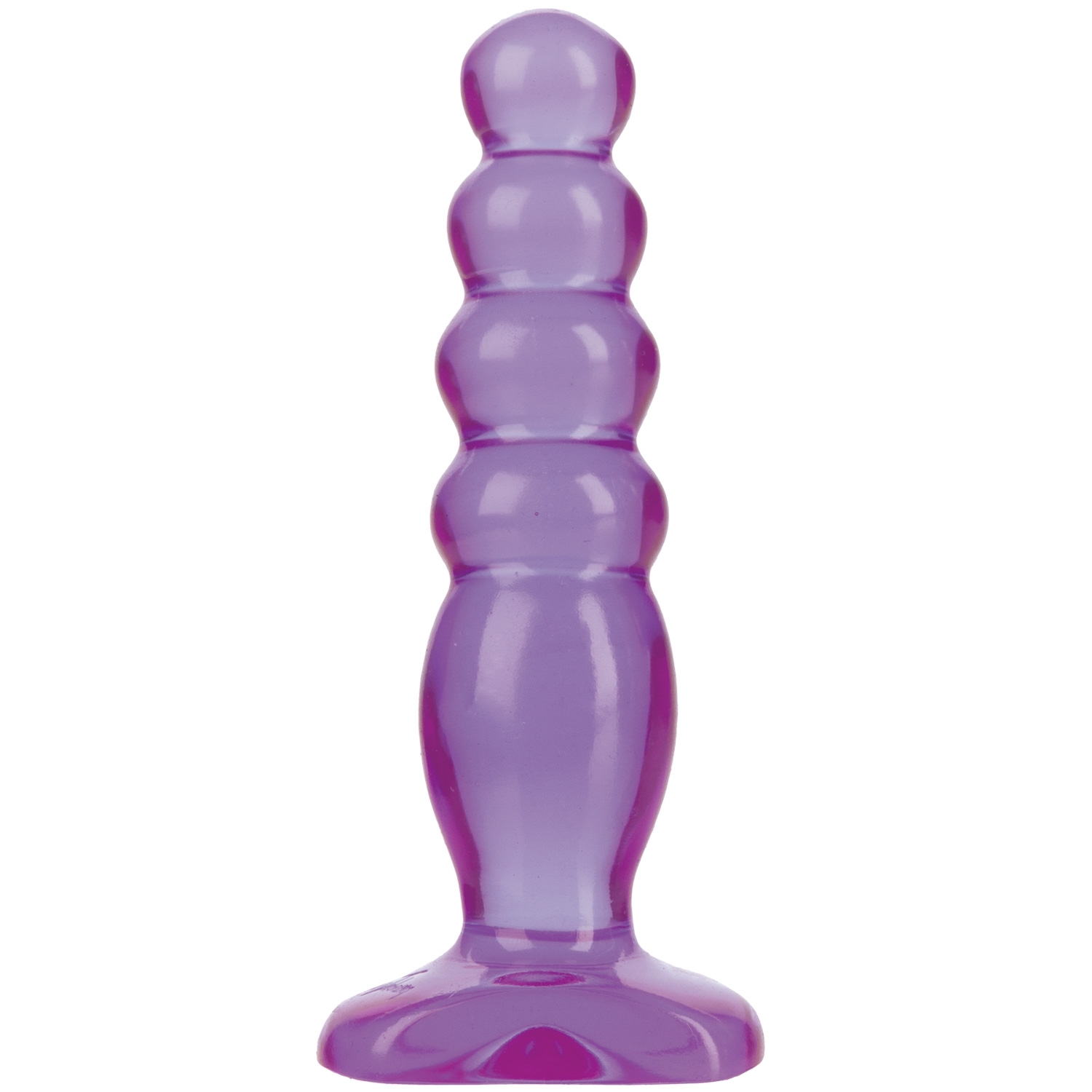 Crystal Jellies Anal Delight Butt Plug - Purple