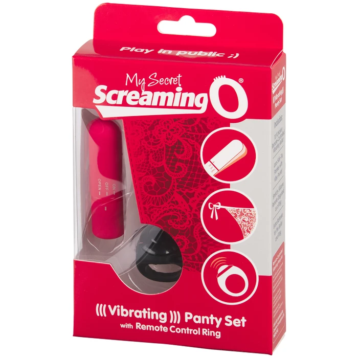 My Secret Wireless Remote Control Panty Vibrator by Screaming O Pleasure  Products 