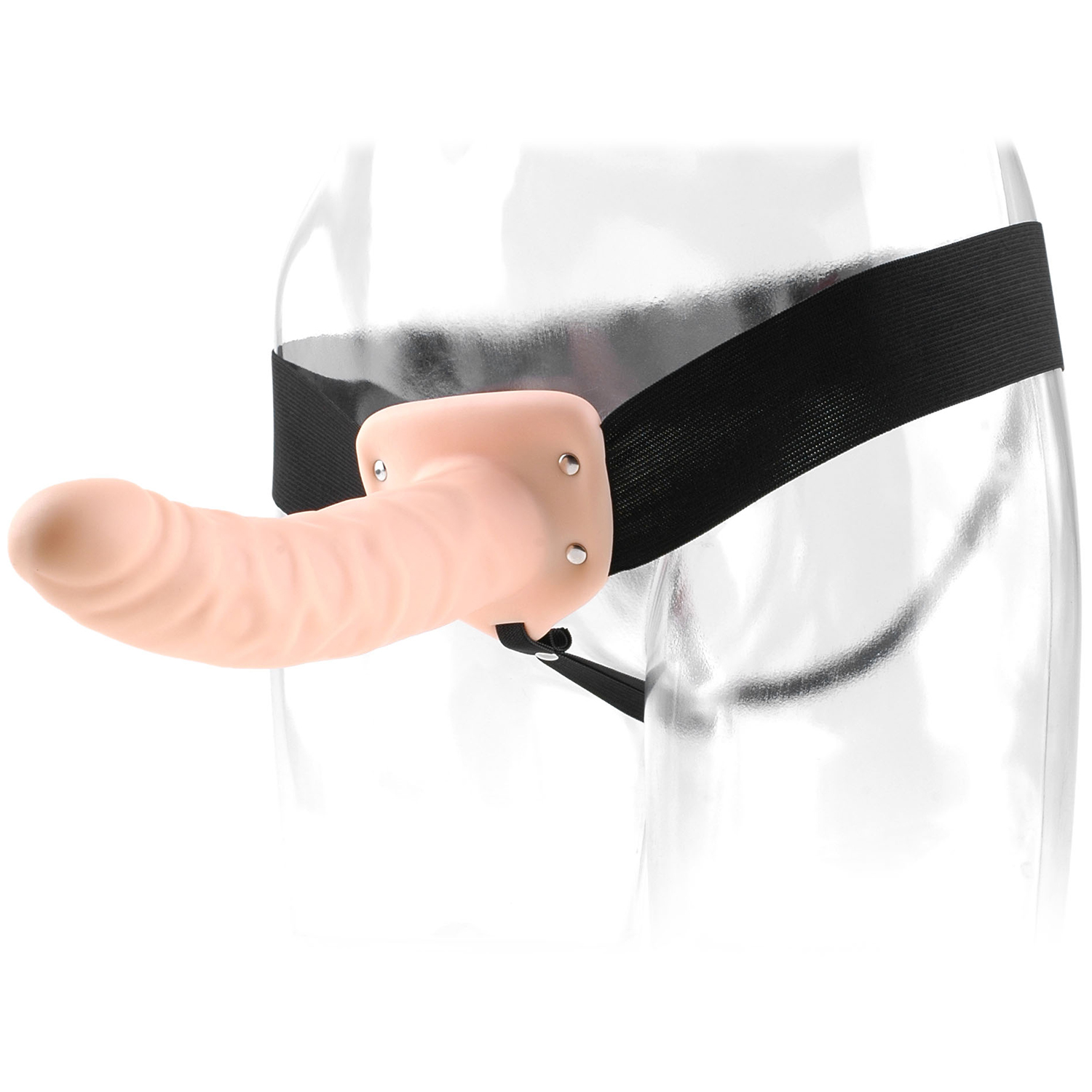 Pipedream Fetish Fantasy Hollow Strap-on 20 cm  - Nude