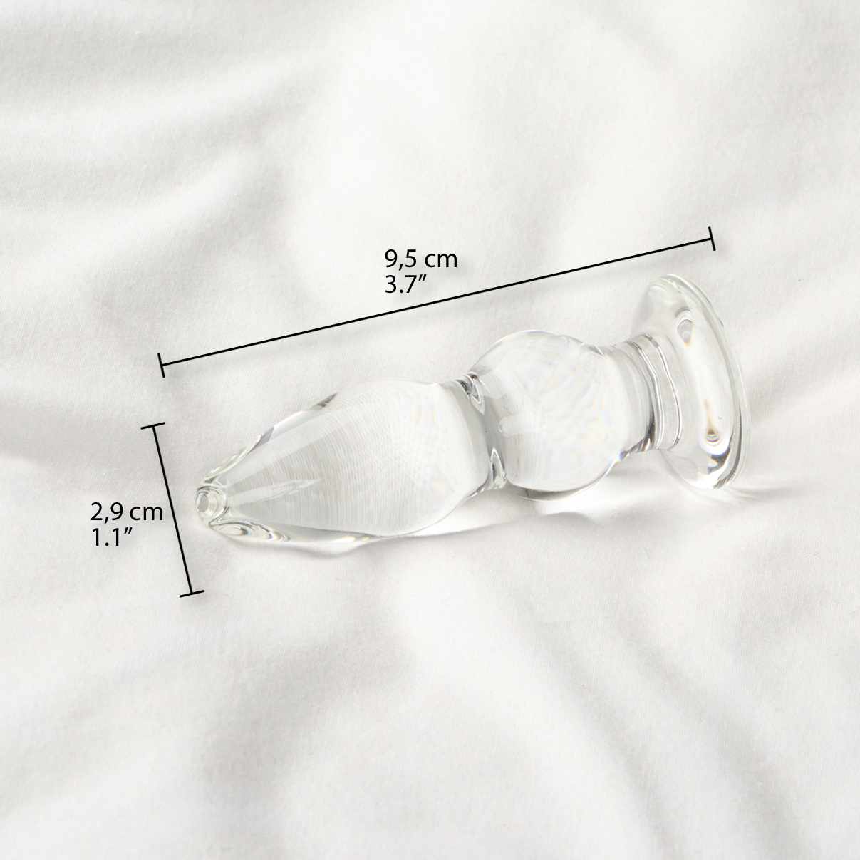 analdildo basteln Sinful Groove Glas-Analplug Klein