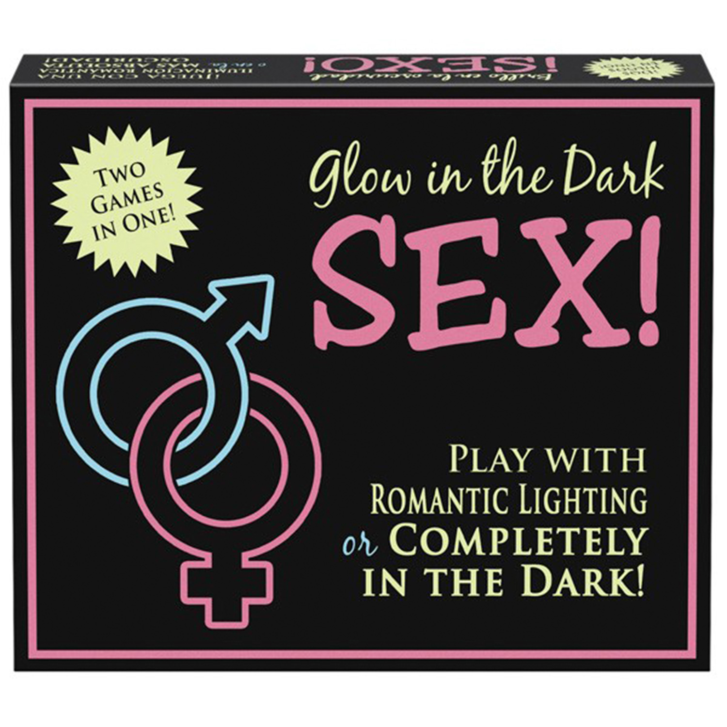 Creative Conceptions Glow in the Dark SEX Spill - Forskjellige farger