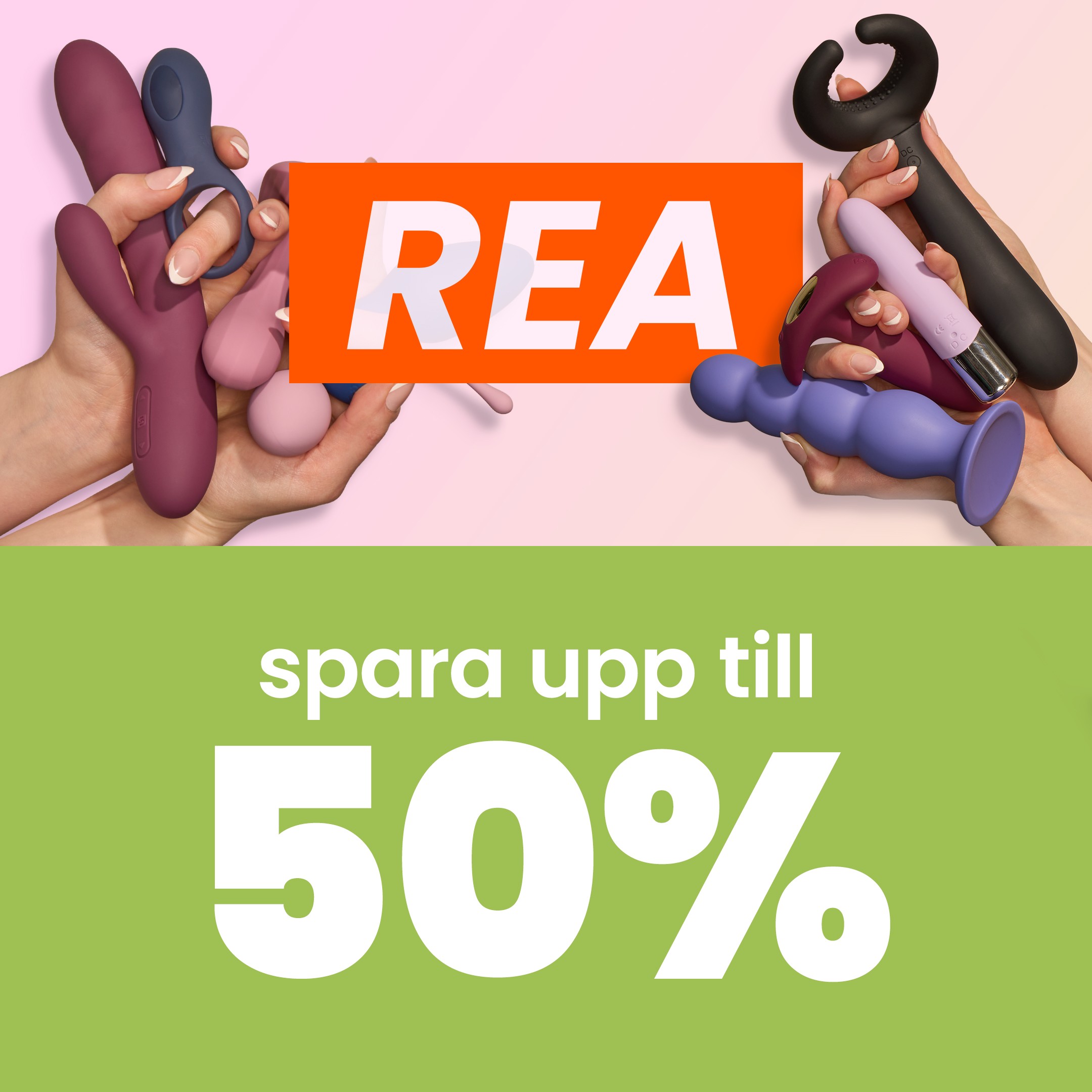 REA - Spara upp till 50%