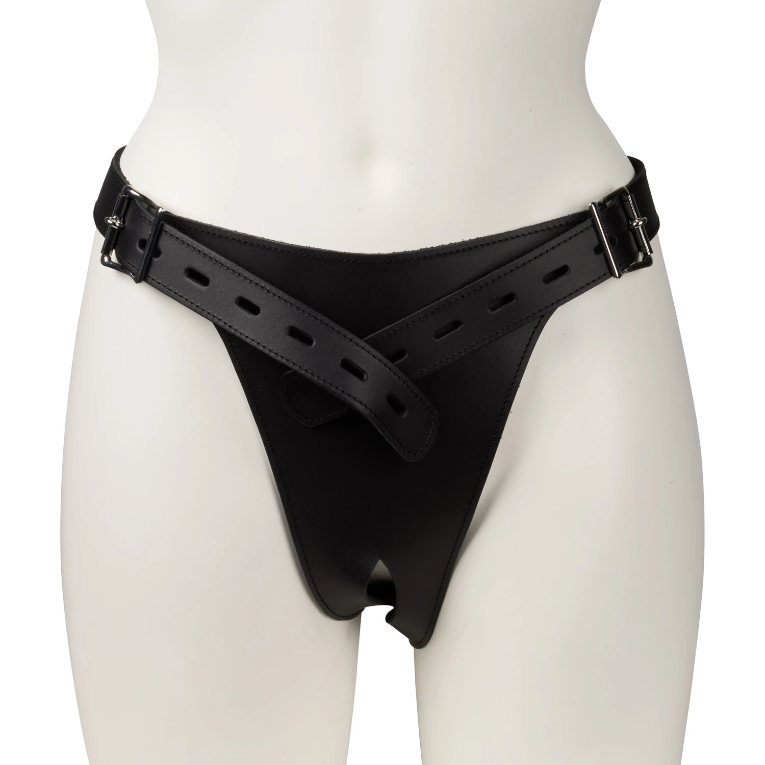 Rimba Leder Keuschheits-Slip für Frauen 2