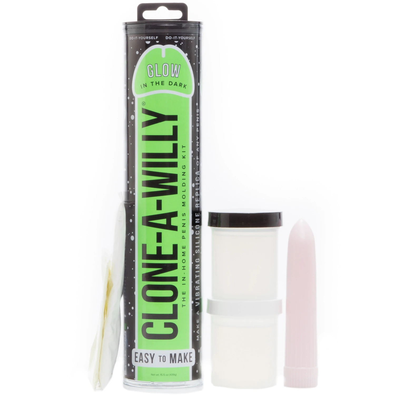 Clone-A-Willy DIY Homemade Dildo Clone Kit Glow In The Dark Grønn 1
