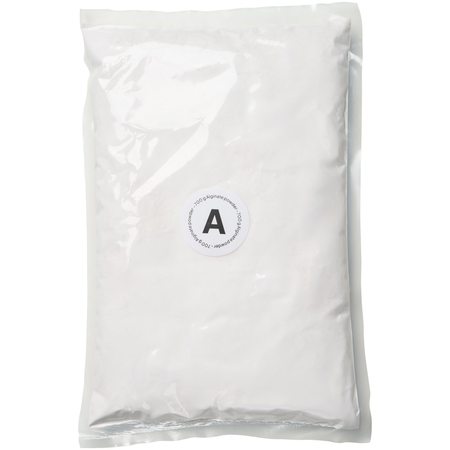 Baseks Do-It-Together Alginat Pulver Refill 700 g    - Hvid