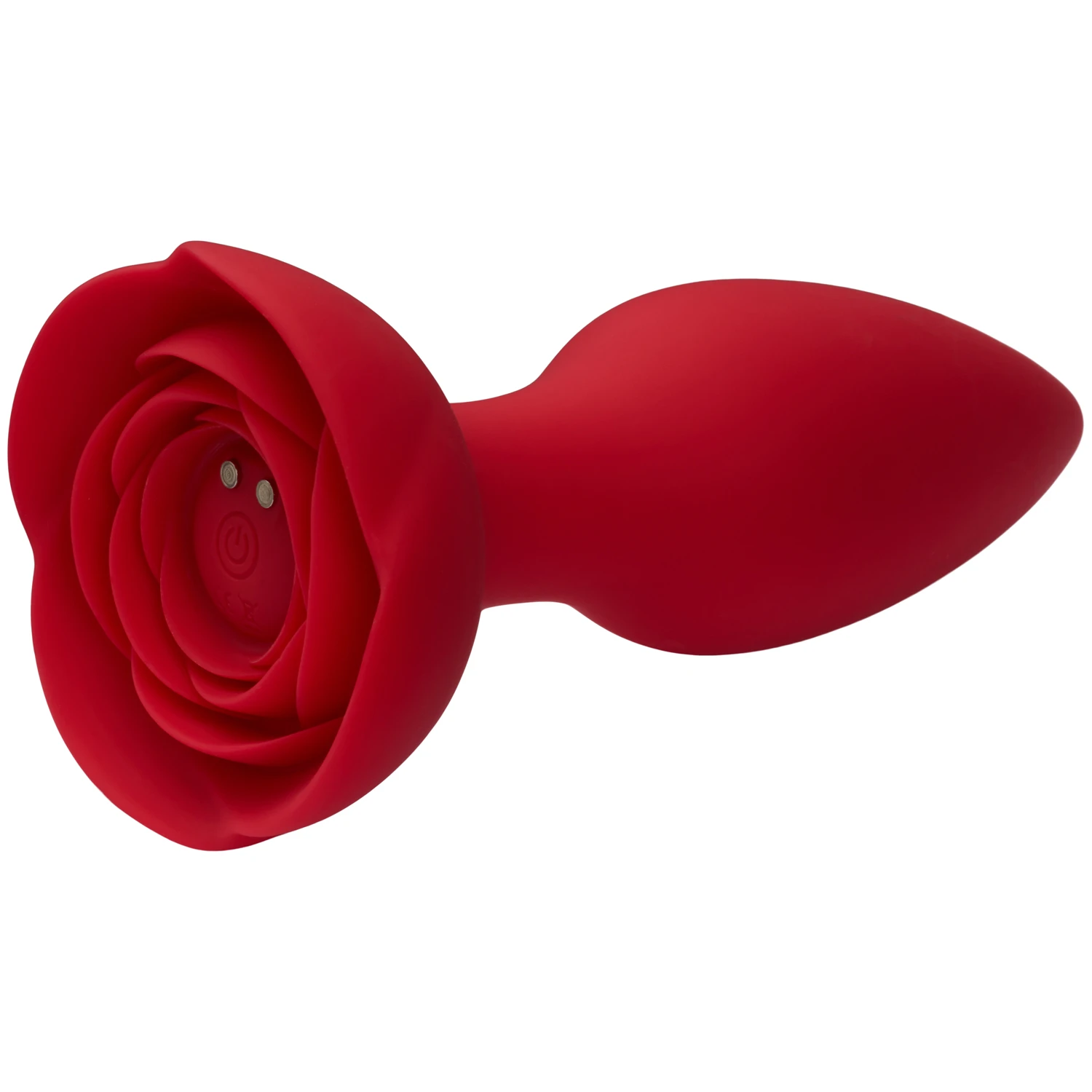 Baseks Rose Vibrerende Butt Plug 12,8 cm 1