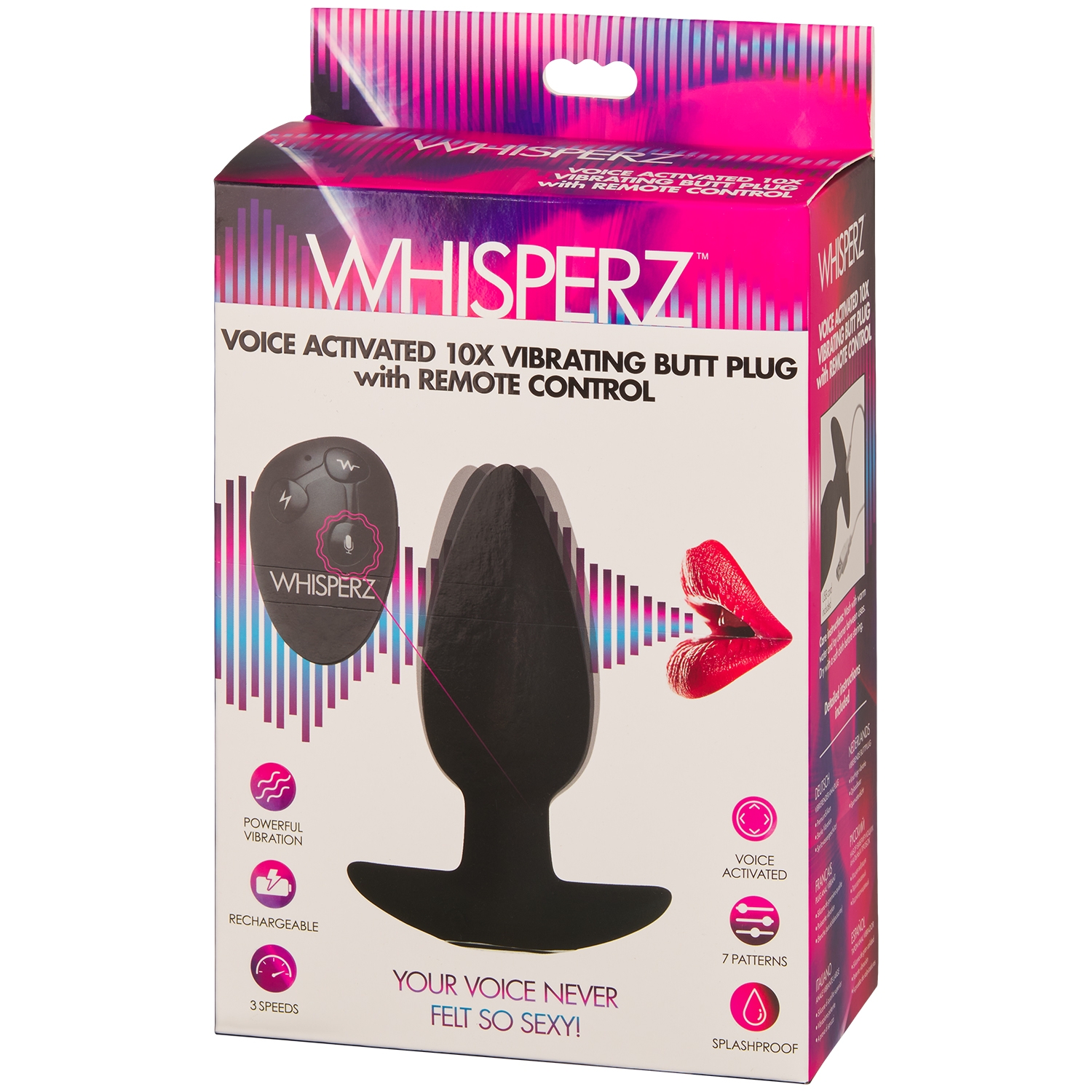 Whisperz Dirty Talk Butt Plug - Buy here - Sinful.com