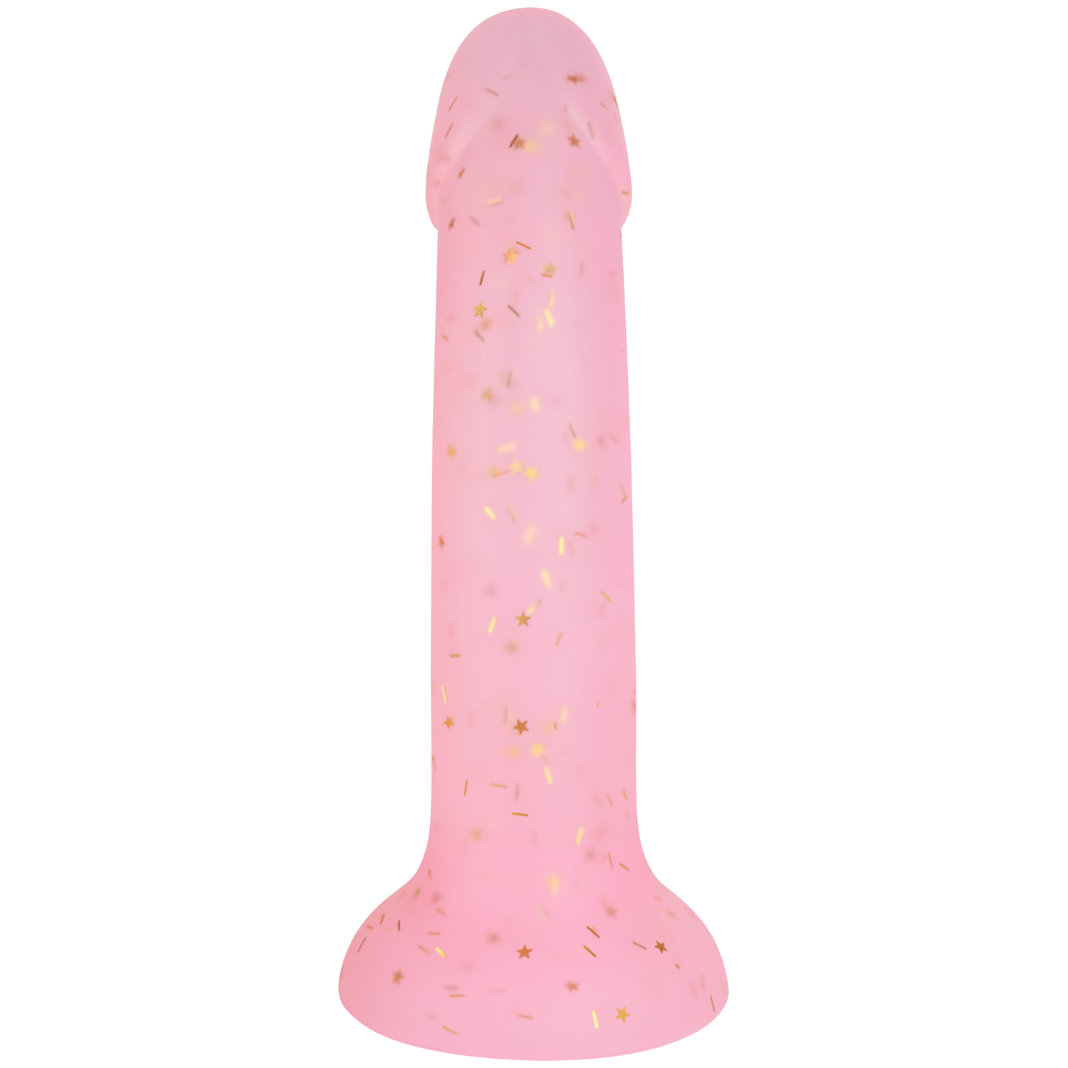 Baseks Pink Starry Silicone Dildo 7 Inch 1