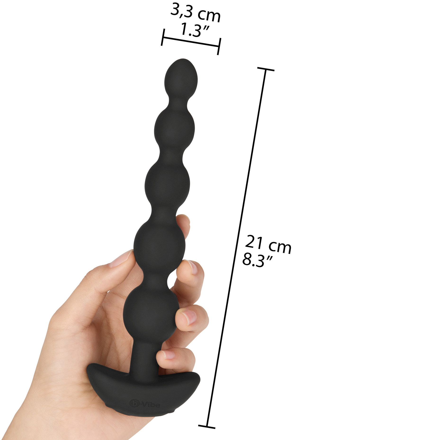 b-Vibe Cinco Analkette mit Fernbedienung 21 cm 1