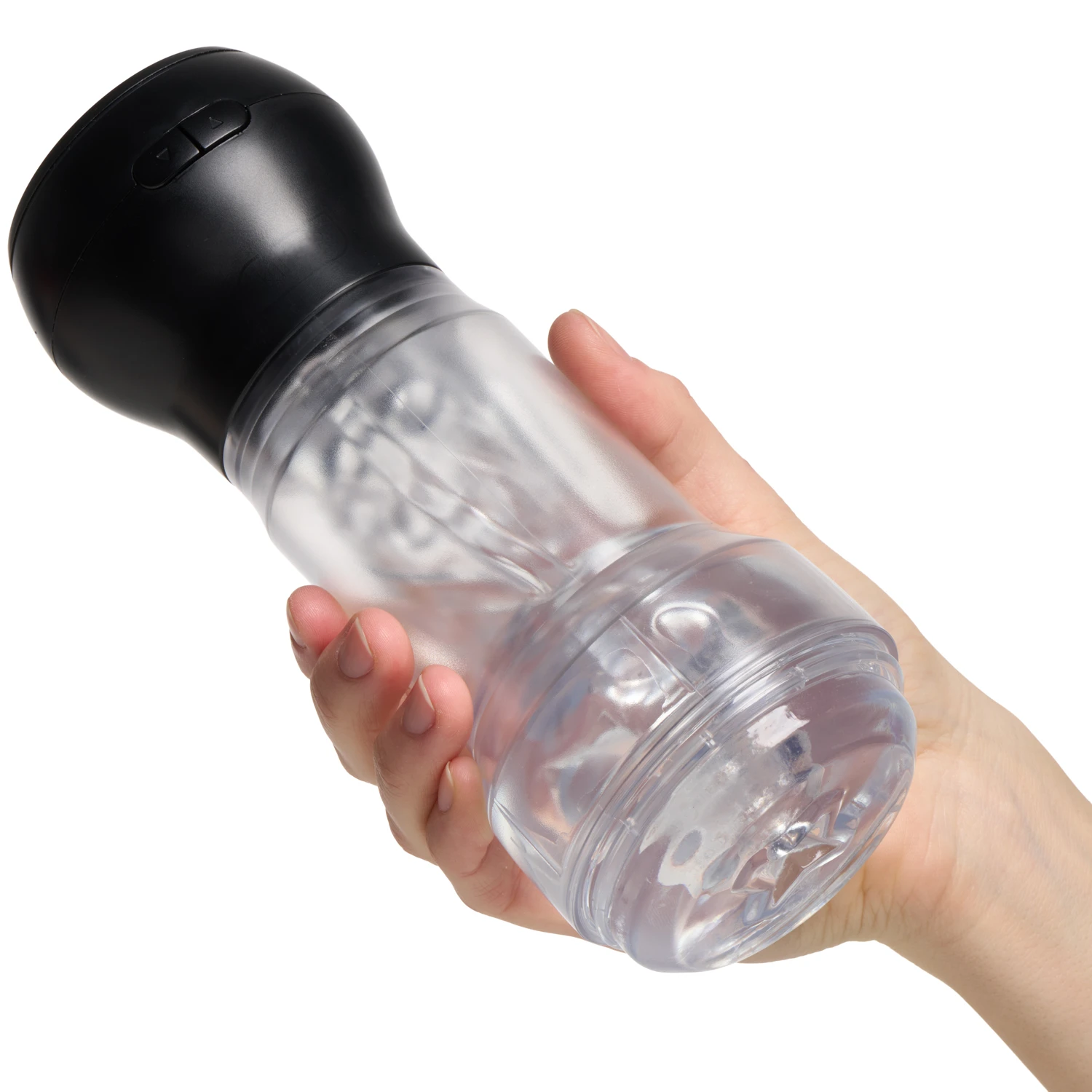 Kiiroo Feel Pocket Crystal Stroker mit PowerBlow Saugnapf Kombo var 2