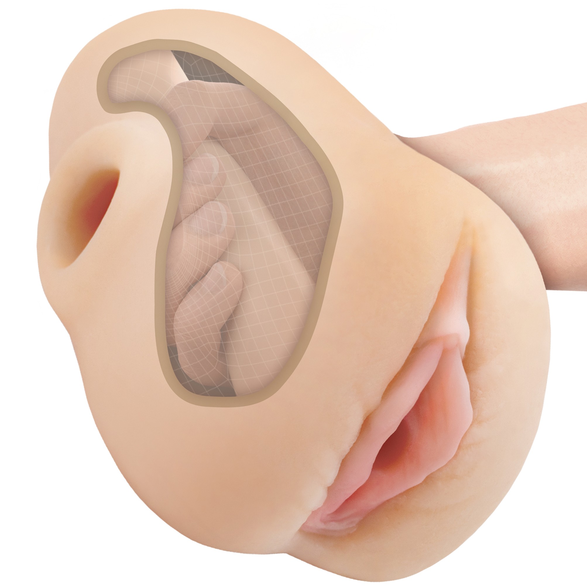 PDX Plus Pussy Pounder Masturbateur Compressible var 2