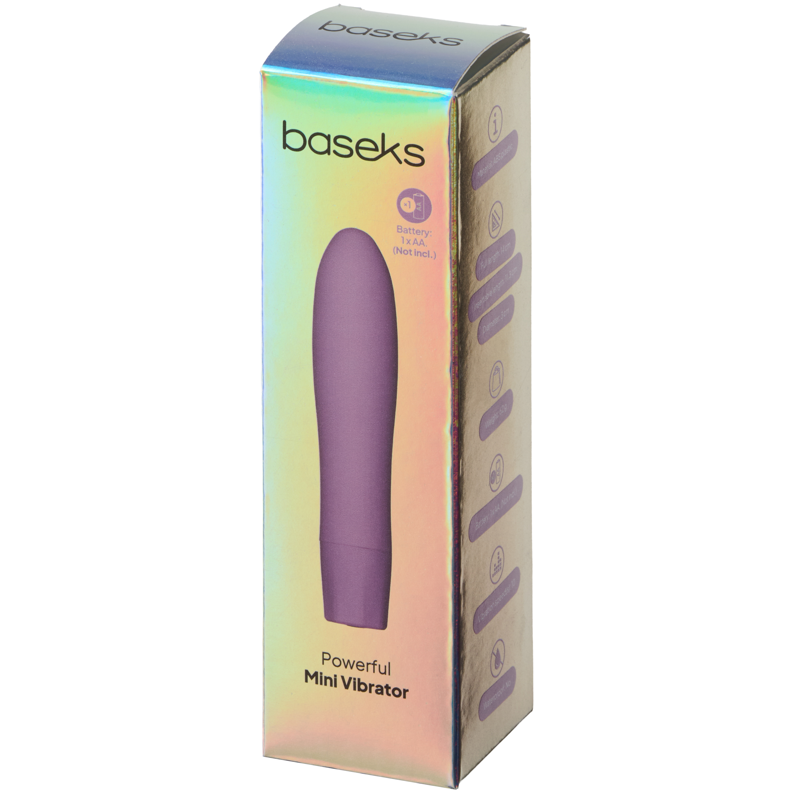 Baseks Leistungsstarker Mini-Vibrator 14 cm - Sinful