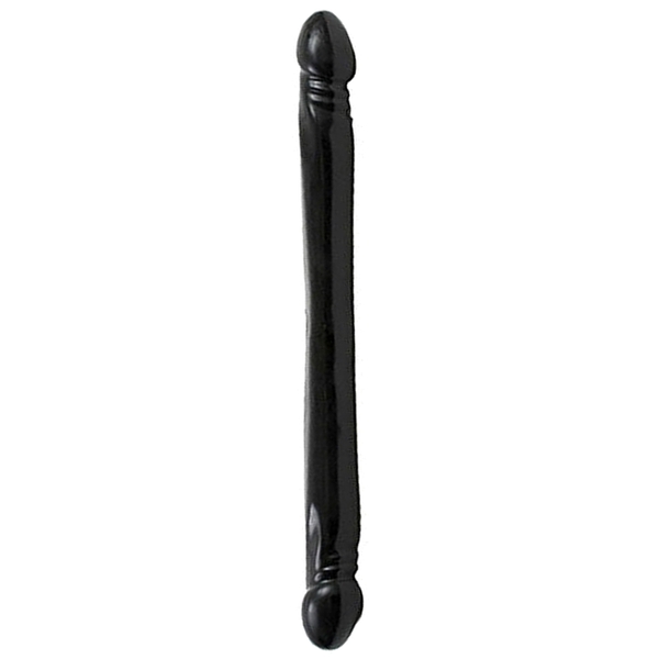 DOC JOHNSON DOUBLE HEADER DONG 18 INCH SMOOTH Double Headed Dildo (Black)