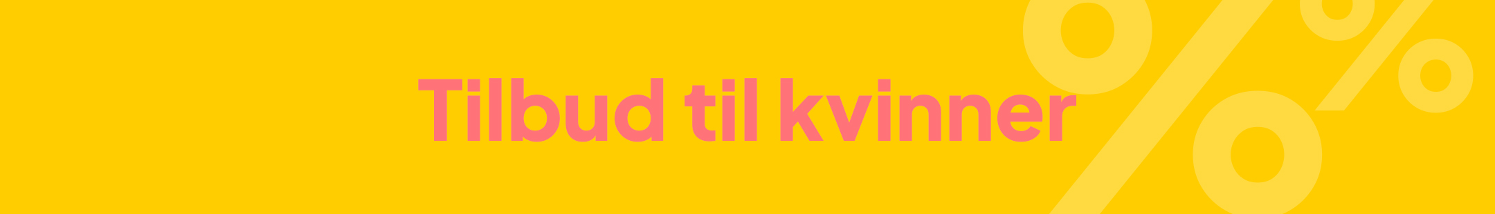 Tilbud til kvinner mobile