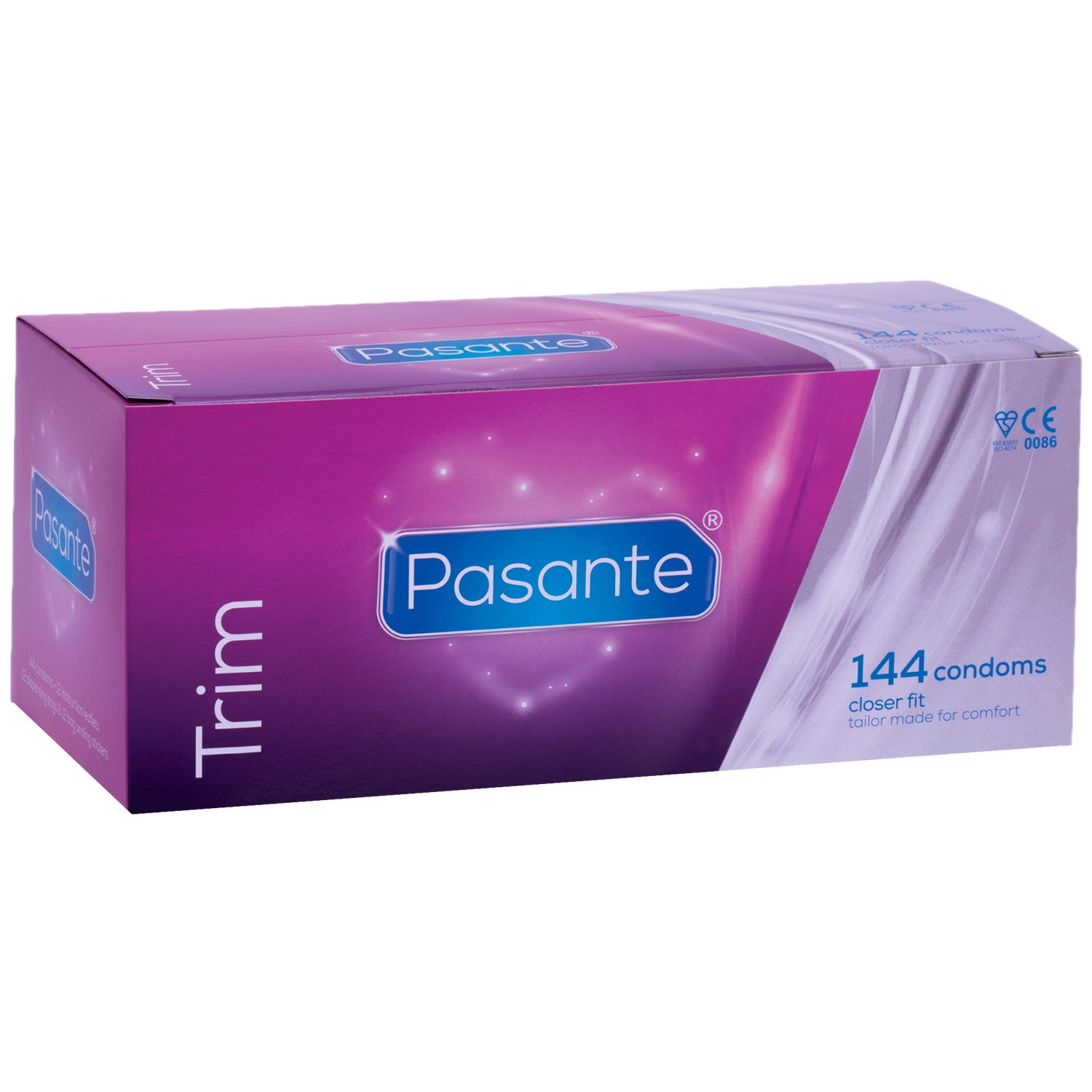 Pasante Trim Kondomer 144 stk - Klar thumbnail