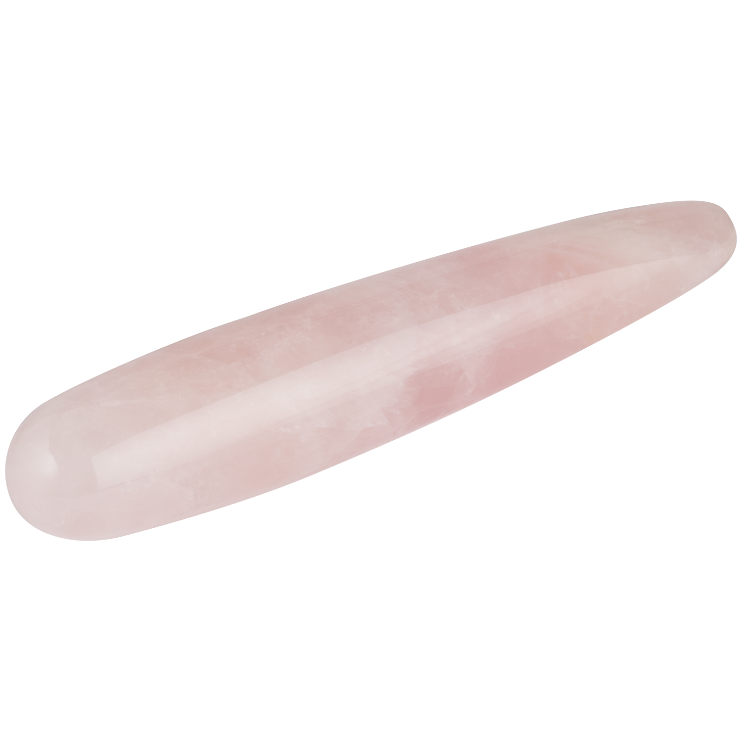 Chakrubs The Heart Slim Rosenkvarts Dildo 17,8 cm 1