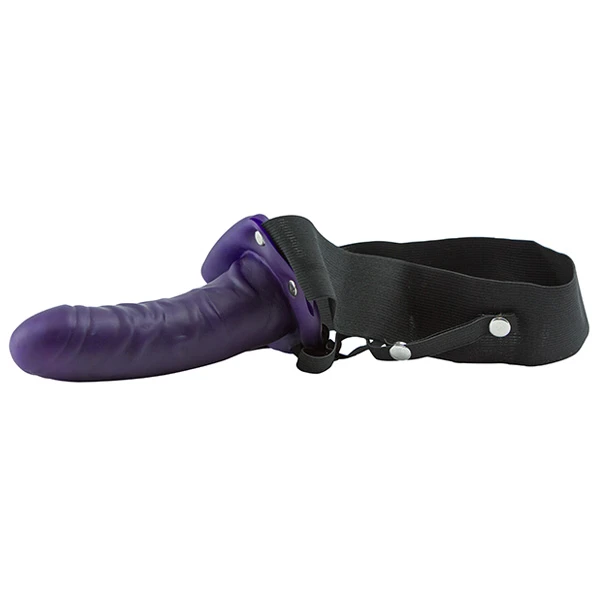 Purple Passion Strap-on Dildo Med Harness var 1
