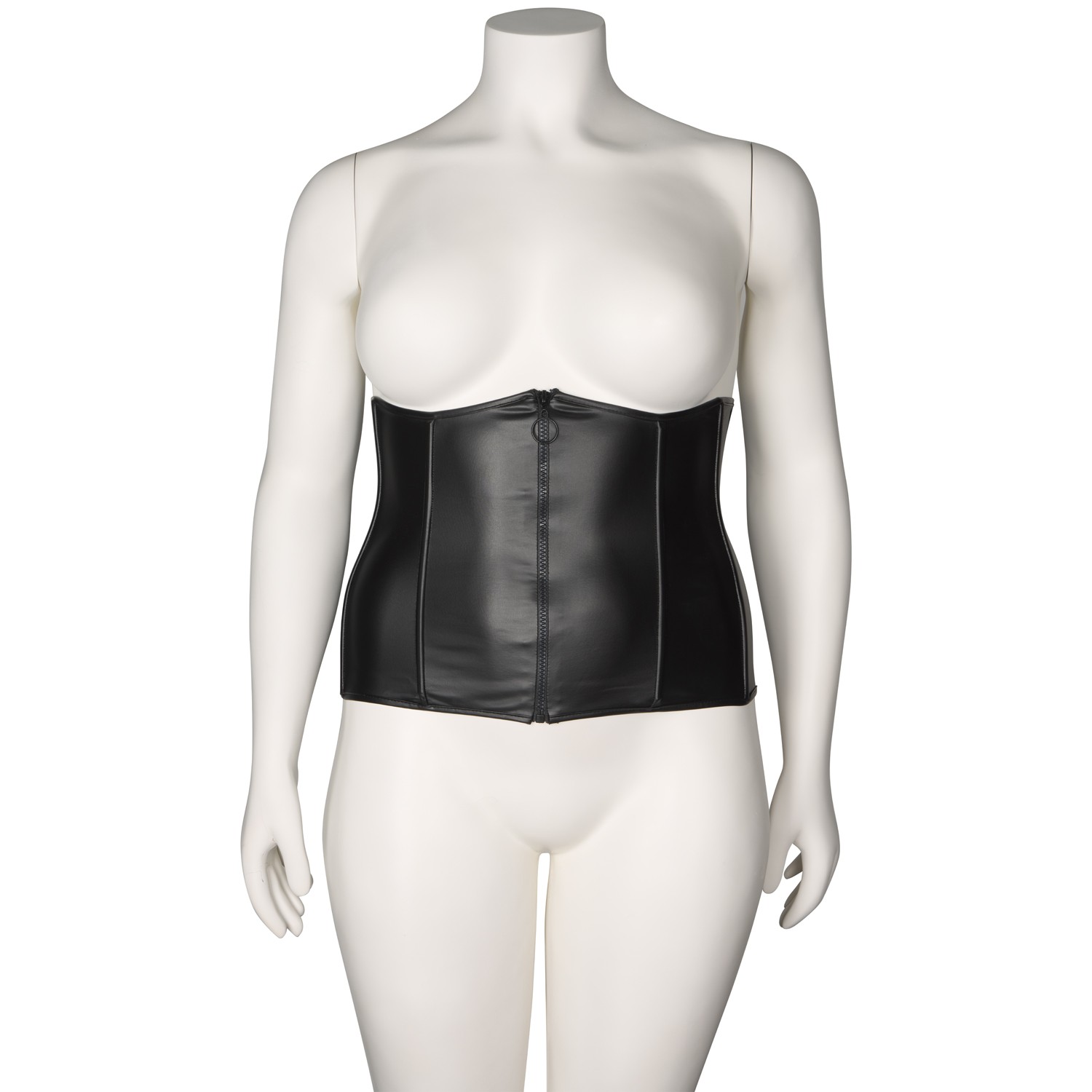 NORTIE Fetish Wetlook korset Plus Size 1