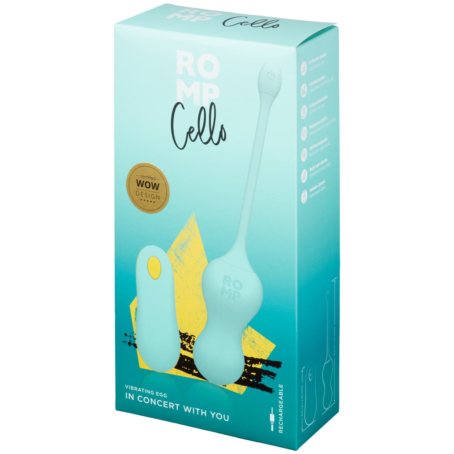 romp cello vibrating egg ROMP Cello Vibrating Egg