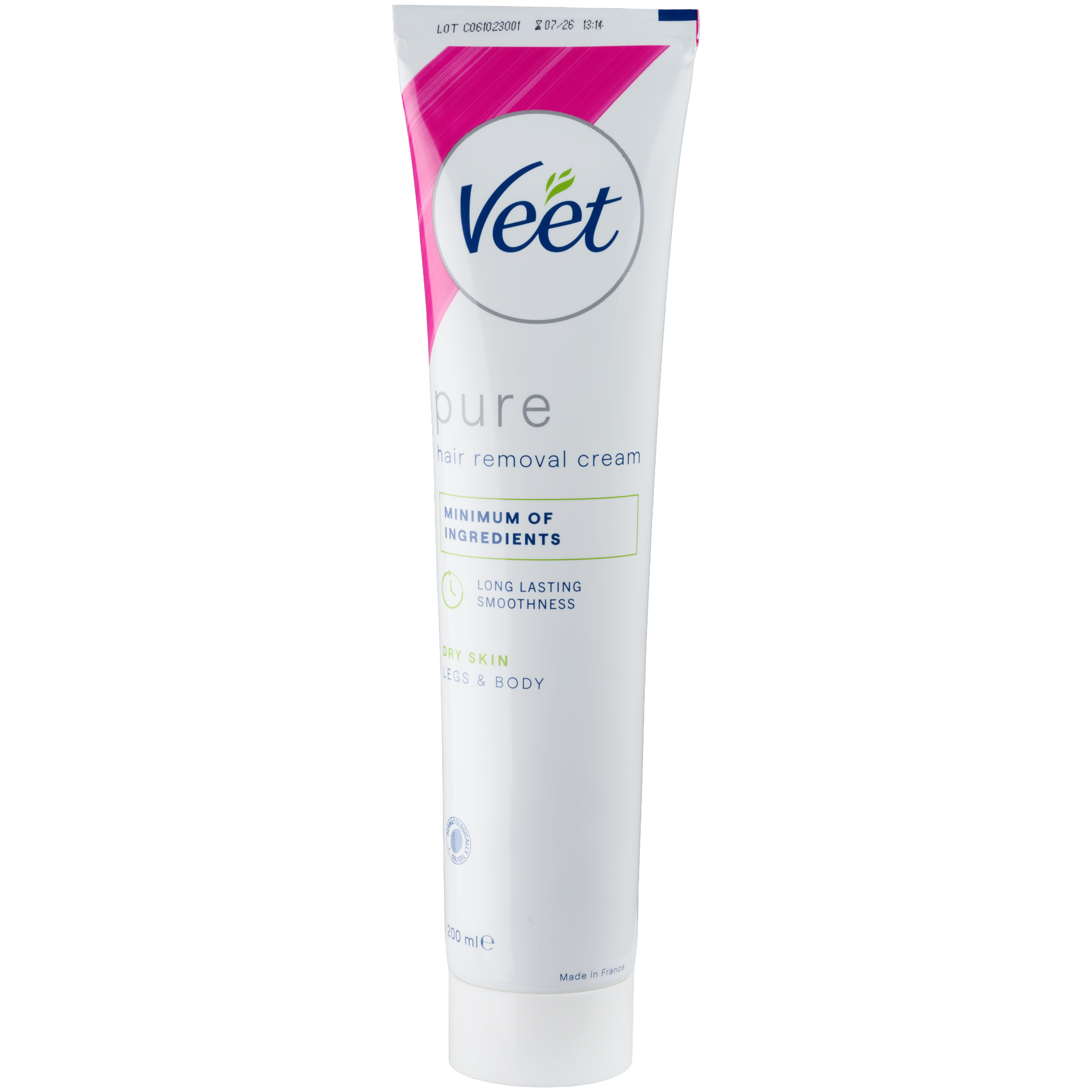 Veet Pure Hårfjerningscreme Ben & Krop til Tør Hud 200 ml var 2