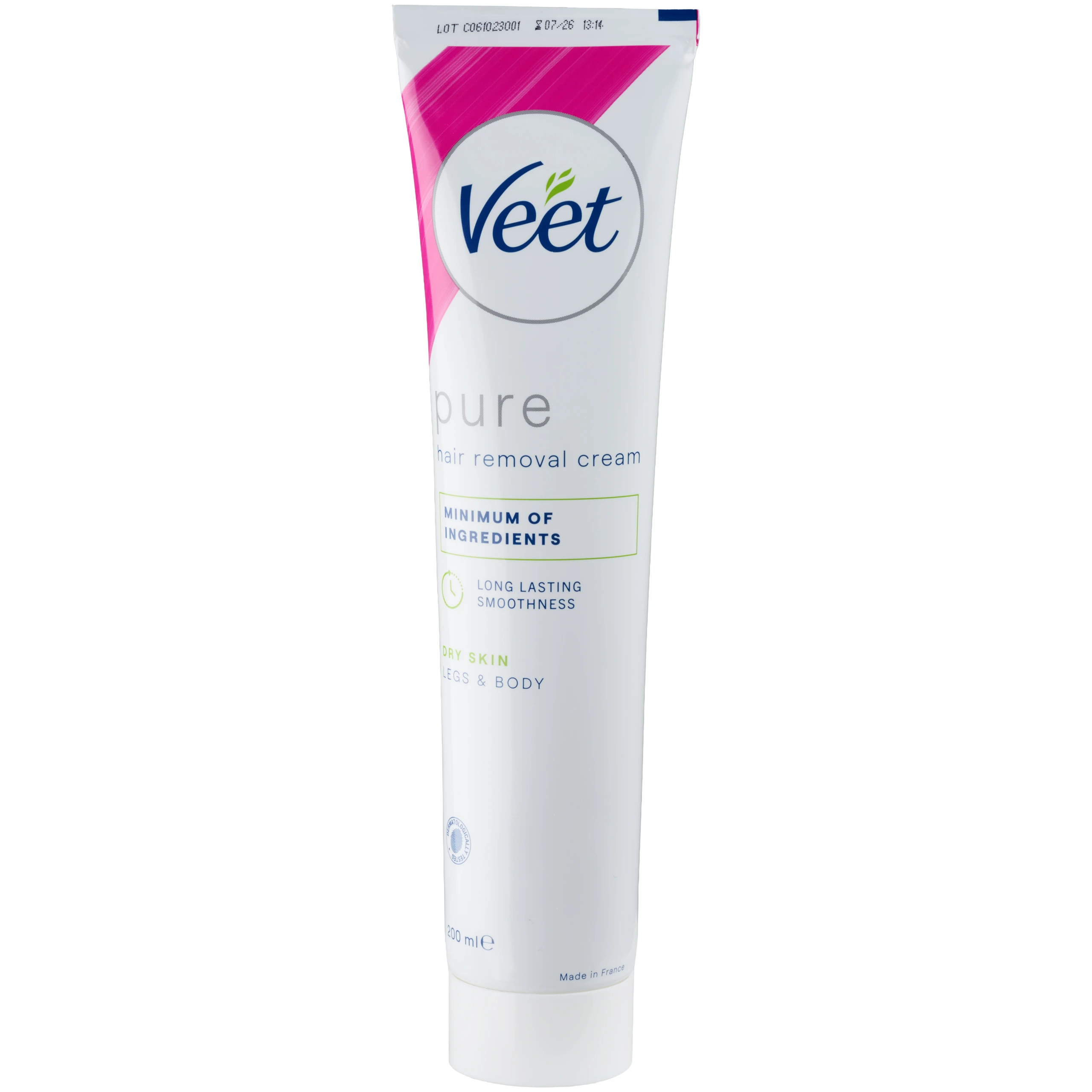 Veet Pure Hårfjerningscreme Ben & Krop til Tør Hud 200 ml var 2
