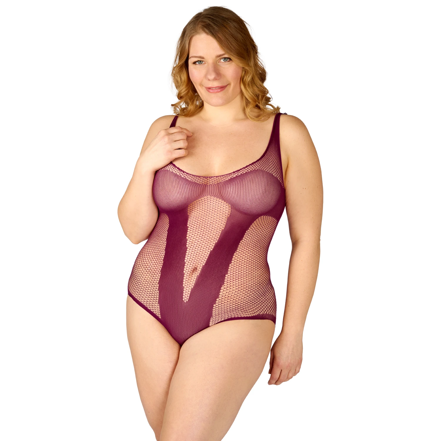 NORTIE Forest Acid Bordeaux Body Plus Size var 1