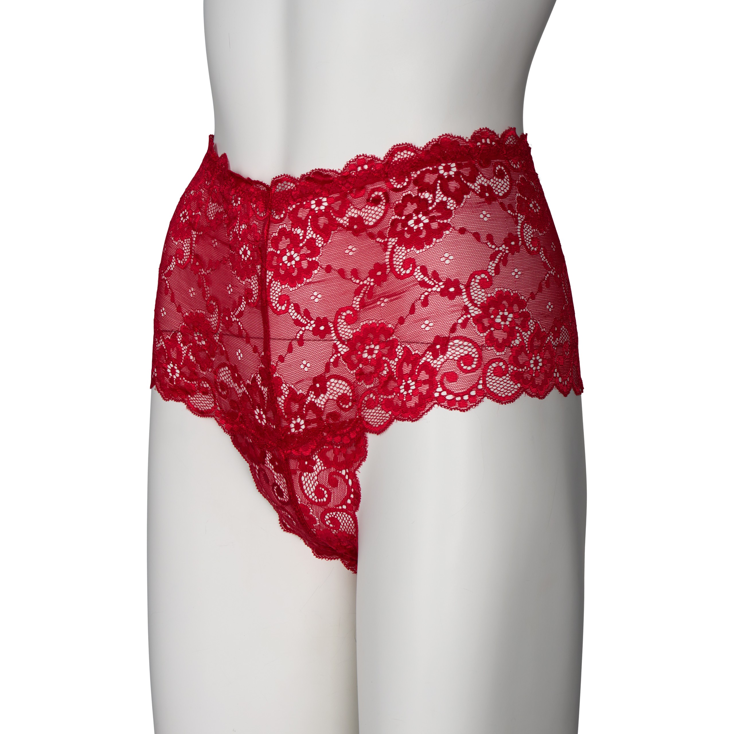 NORTIE Evening-Promise Punaiset Korkeavyötäröiset Hipsterit 2