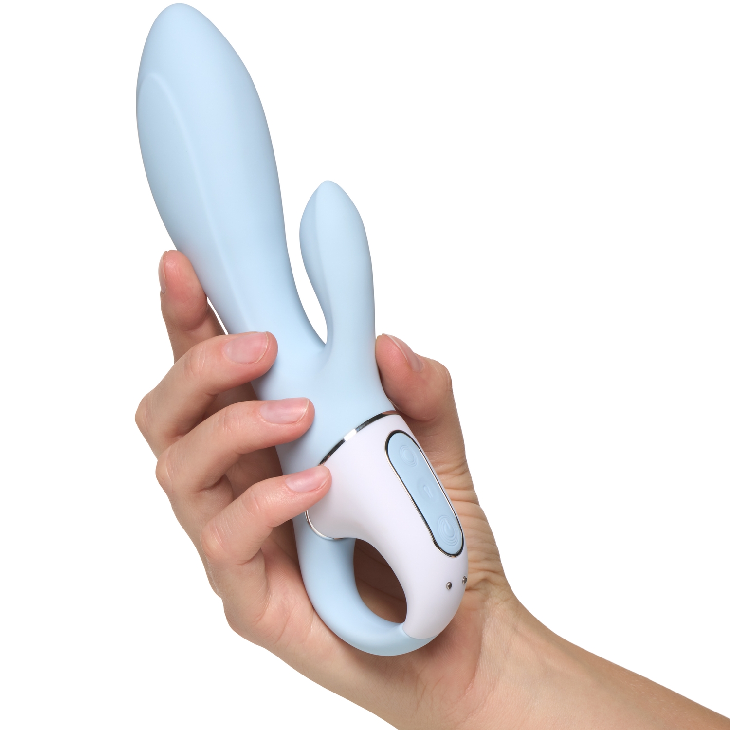 Satisfyer Air Pump Bunny 1 Rabbit vibrator - Blå thumbnail