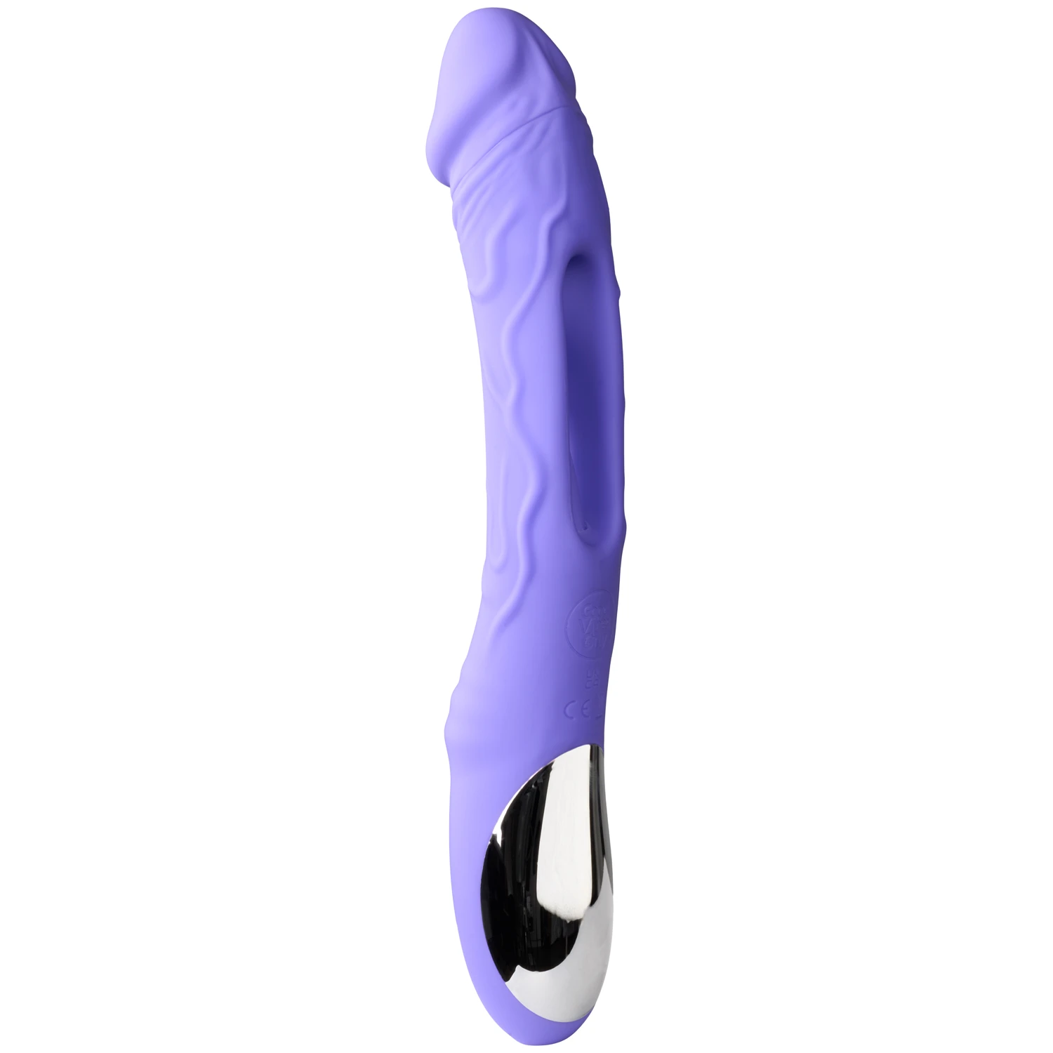 Good Vibes Only Flax Vibrerende Dildo med G-punkts Stimulator 25,1 cm var 2