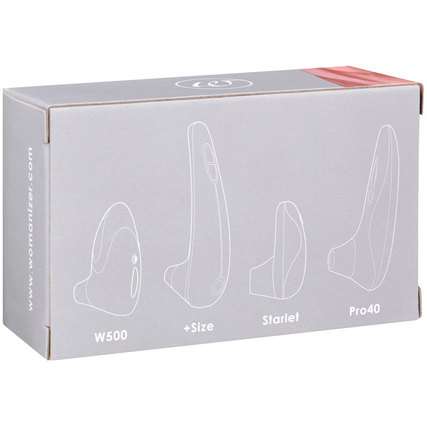 Womanizer Sugehode i Silikon 3 stk. Medium 1