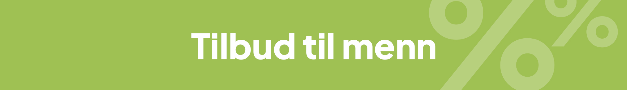 Tilbud til menn mobile