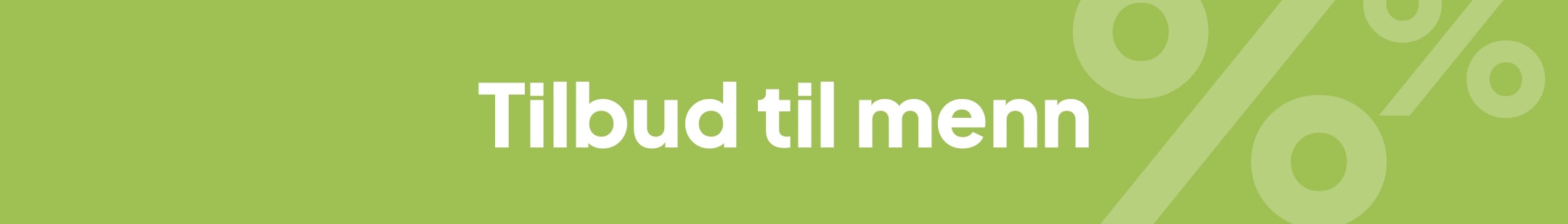 Tilbud til menn mobile